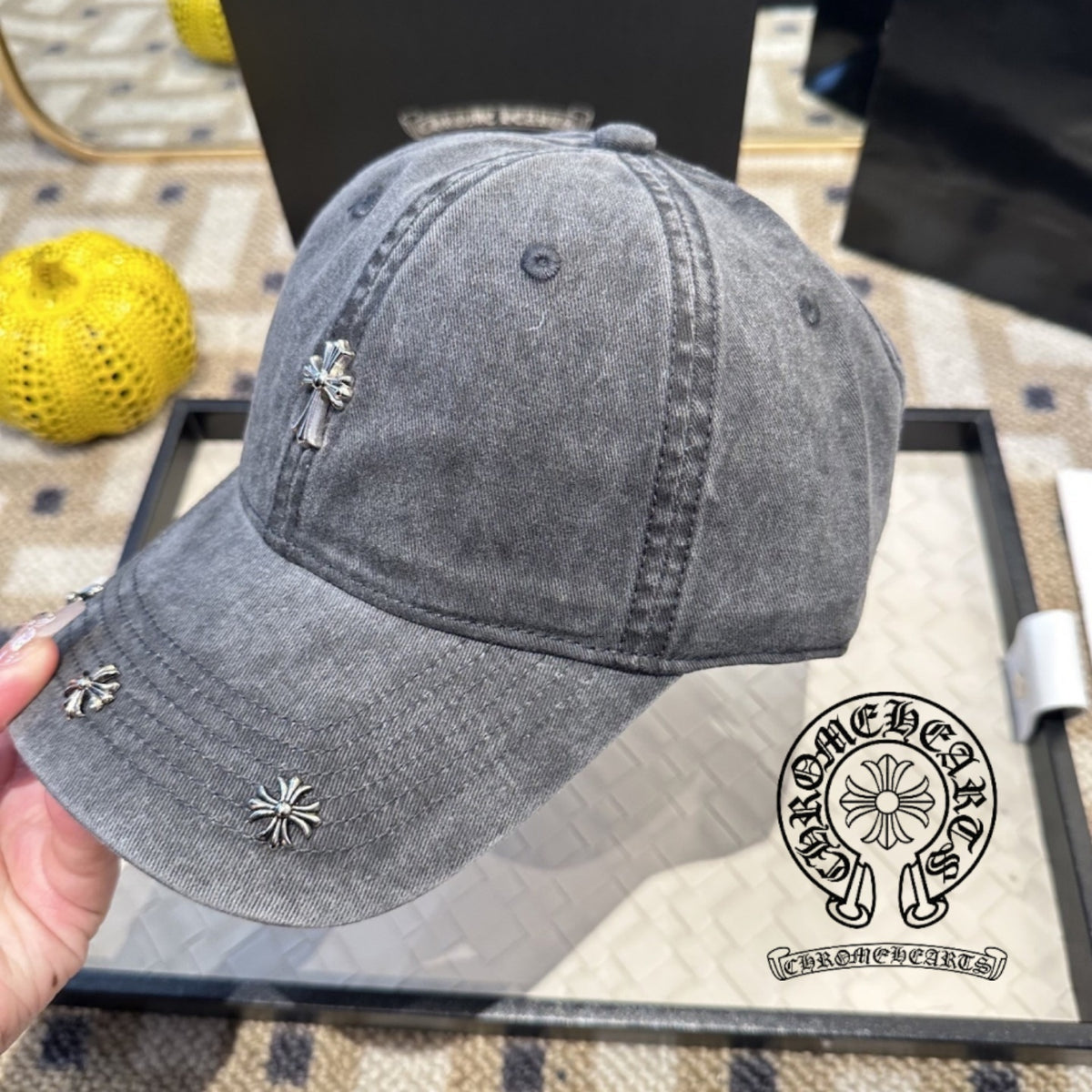 クロムハーツ CHROME HEARTS クロスメタル ベースボールキャップ - 商品画像 1