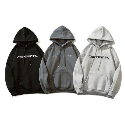 カーハートパーカー メンズ スウェット オーバーサイズ プルオーバーパーカー Hooded Sweatshirt 3