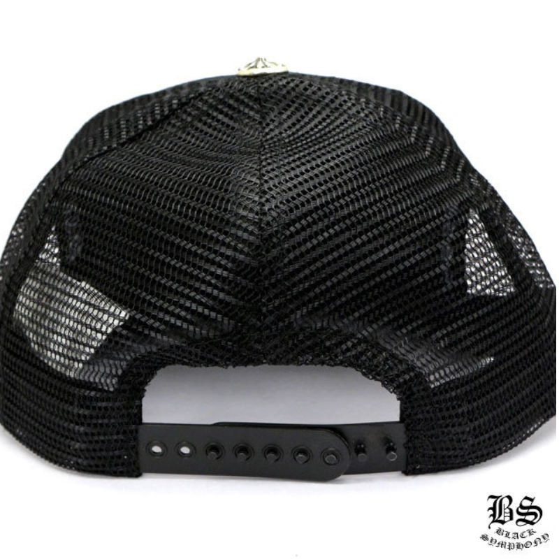CHROME HEARTS クロムハーツ 3セメタリーキャップ ブラック×ホワイト 帽子 メンズ レディース ユニセックス HAT040
