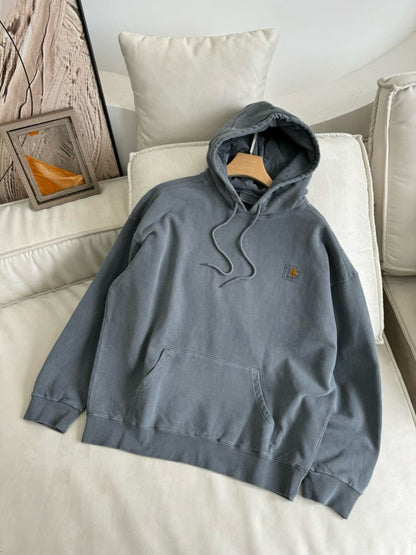 [カーハート] HOODED NELSON SWEAT ダブリューアイピー フード付 スウェット 黒色 ブラック メンズ パーカー 7