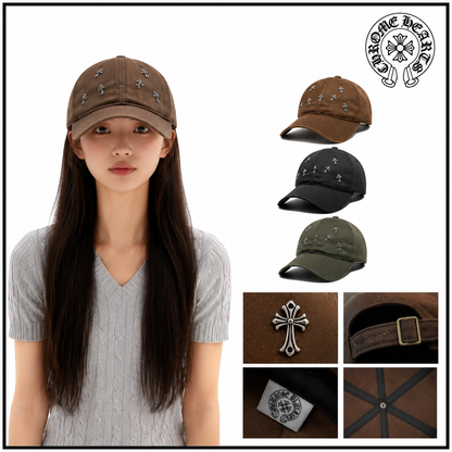 Chrome Hearts クロムハーツ クロスデザイン ベースボールキャップ - 商品画像 1