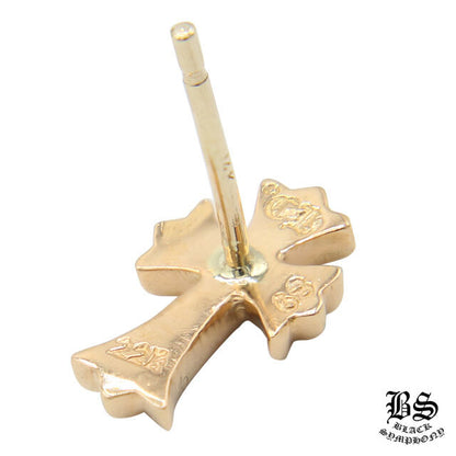 CHROME HEARTS クロムハーツ CHクロス ベビーファット スタッドピアス 22K パヴェダイヤモンド 片耳