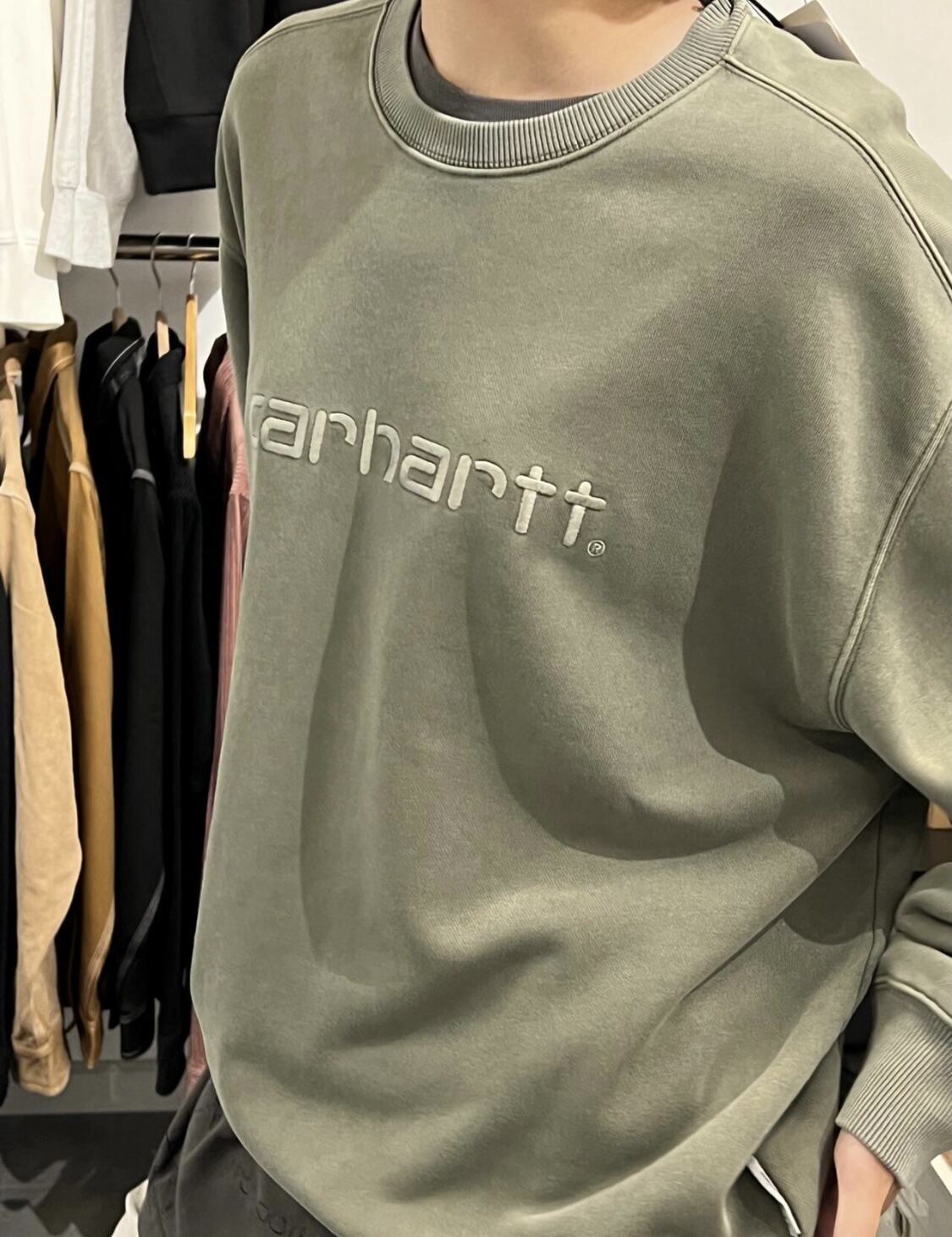 [カーハート] Wips Sweatshirt 刺繍ロゴトレーナー プルオーバーパーカー 17