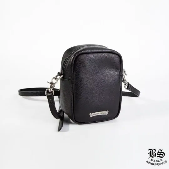CHROME HEARTS クロムハーツ TAKA MINI LTHR タカ ミニ ショルダーバッグ セメタリークロスパッチ レザーバッグ メンズ レディース CH2001