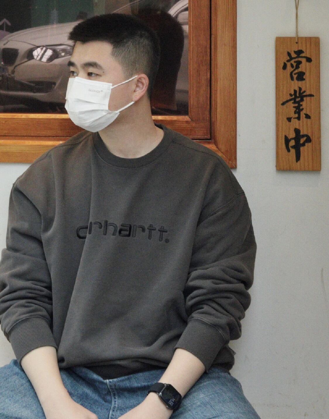 [カーハート] Wips Sweatshirt 刺繍ロゴトレーナー プルオーバーパーカー 15