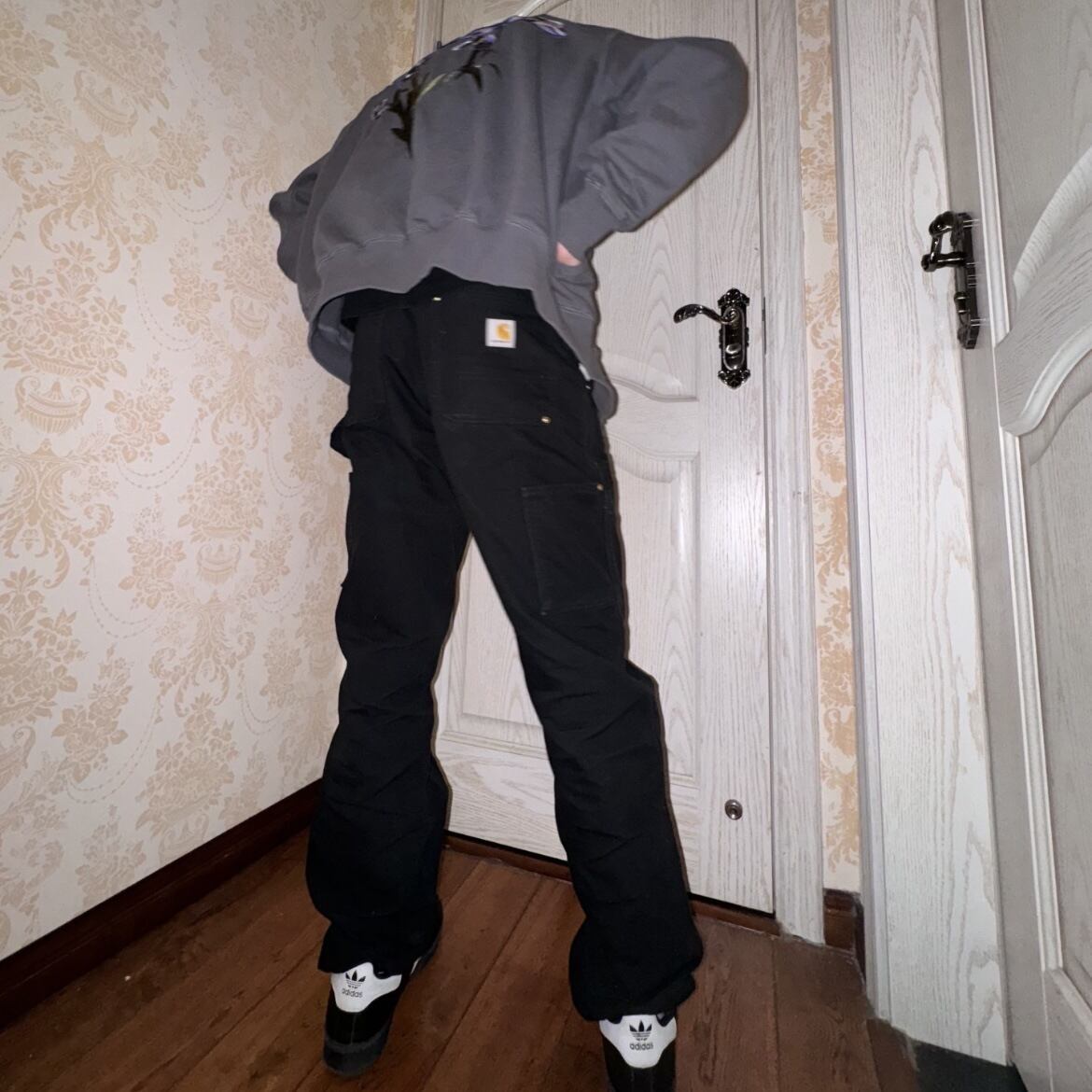 [カーハート] Double Front Work Loose Fit Pantメンズ ボトムス パンツ コットン ルーズフィット ウォッシュドダック ユーティリティ ワークパンツ B01 1