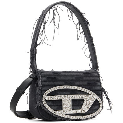 【DIESEL】ディーゼル 1DR ショルダーバッグ ブラック レディース