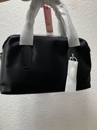 【DIESEL】ディーゼル FLAG-D 2WAY ハンドバッグ ショルダーバッグ ブラック