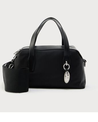 【DIESEL】ディーゼル FLAG-D 2WAY ハンドバッグ ショルダーバッグ ブラック