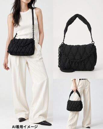 【DIESEL】ディーゼル CHARM-D M キルティング ショルダーバッグ レディース