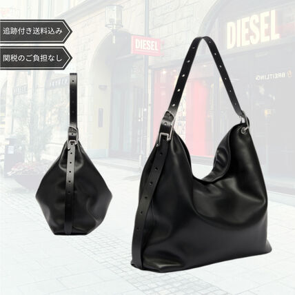 【DIESEL】ディーゼル レザー ホーボーバッグ ショルダーバッグ X10728P9074