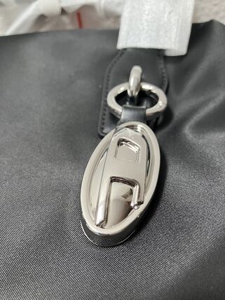 【DIESEL】ディーゼル FLAG-D 2WAY ハンドバッグ ショルダーバッグ ブラック