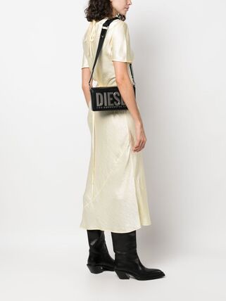 【DIESEL】ディーゼル ビスコット ショルダーバッグ ブラック レディース