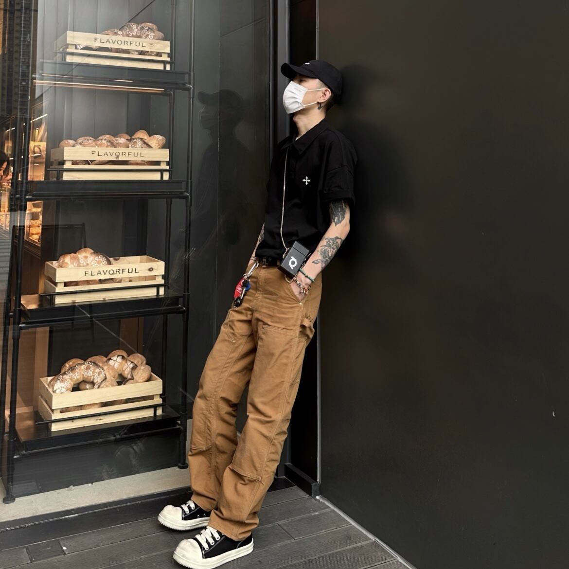 [カーハート] Double Front Work Loose Fit Pantメンズ ボトムス パンツ コットン ルーズフィット ウォッシュドダック ユーティリティ ワークパンツ B01 14