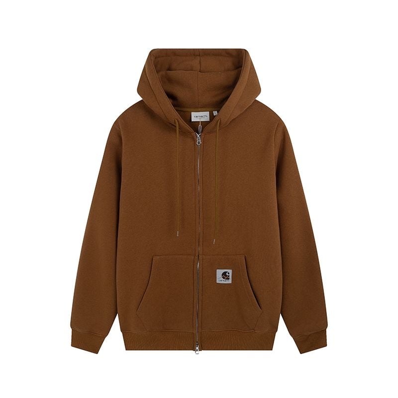 カーハート Work in ProgressZip ジップアップ パーカーフーディ メンズ スウェット オーバーサイズ プルオーバーパーカー Hooded Sweatshirt 裏起毛 並行輸入品 6