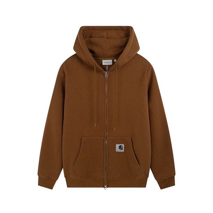 カーハート Work in ProgressZip ジップアップ パーカーフーディ メンズ スウェット オーバーサイズ プルオーバーパーカー Hooded Sweatshirt 裏起毛 並行輸入品 6