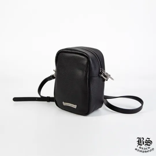 CHROME HEARTS クロムハーツ TAKA MINI LTHR タカ ミニ ショルダーバッグ セメタリークロスパッチ レザーバッグ メンズ レディース CH2001