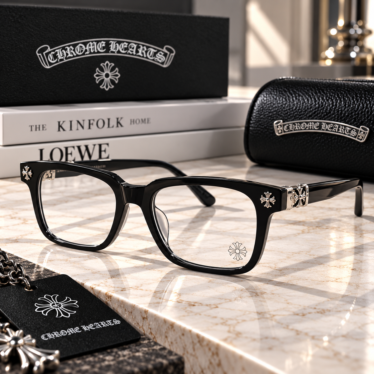 CHROME HEARTS クロムハーツ クロスモチーフ サングラス 004