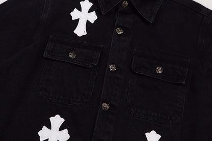 【Chrome Hearts】クロムハーツ柄ロゴジャケット WTCH008