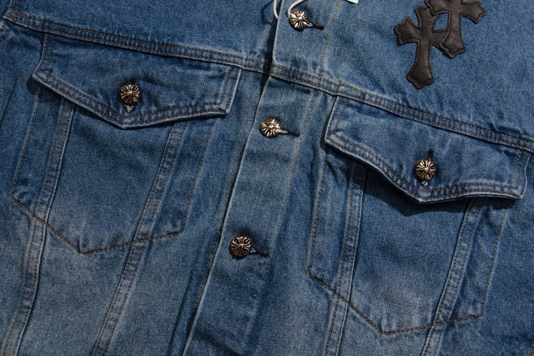 【Chrome Hearts】クロムハーツ柄ロゴジャケット WTCH006