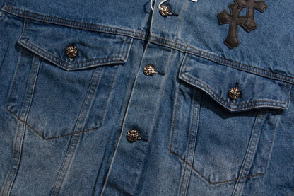【Chrome Hearts】クロムハーツ柄ロゴジャケット WTCH006