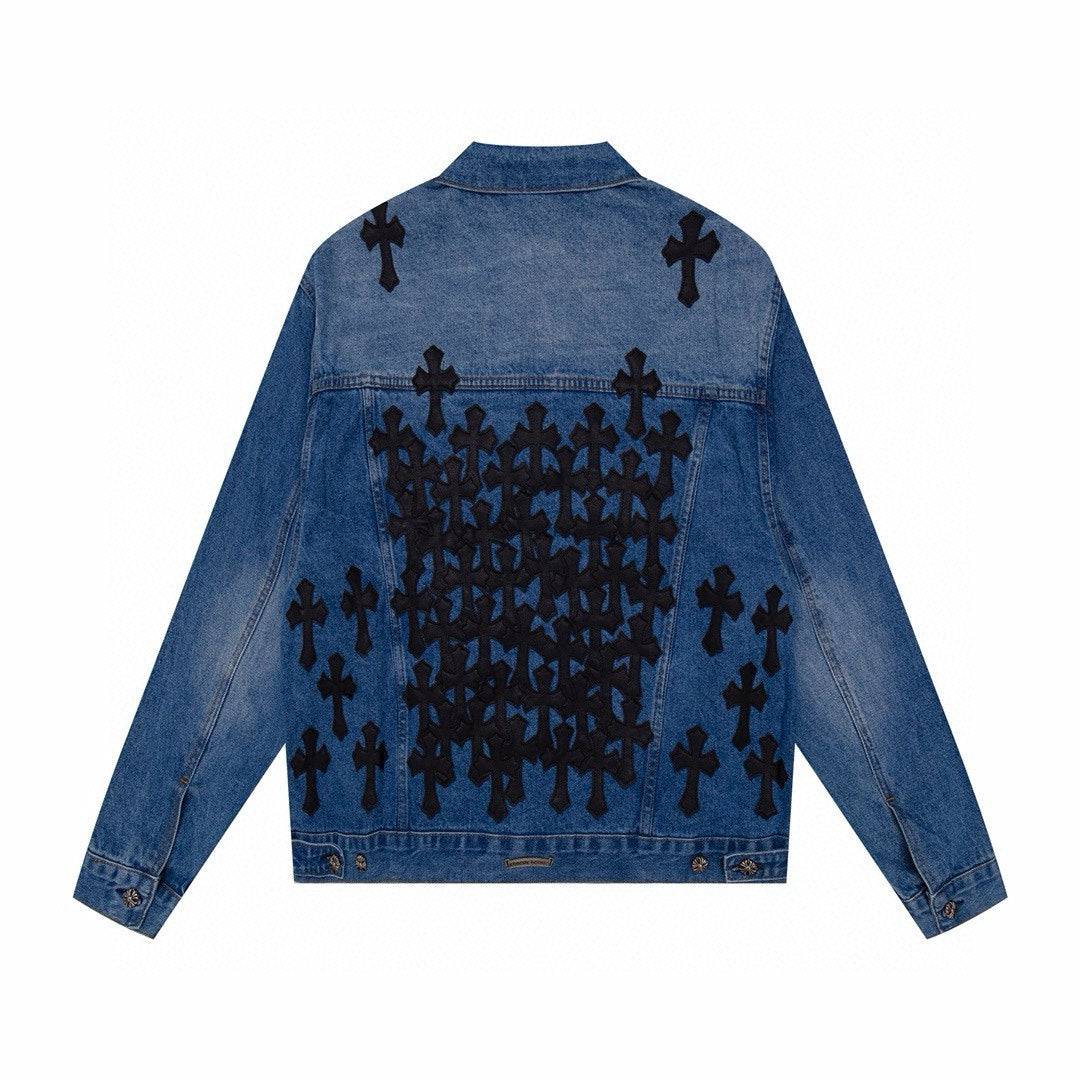 【Chrome Hearts】クロムハーツ柄ロゴジャケット WTCH006