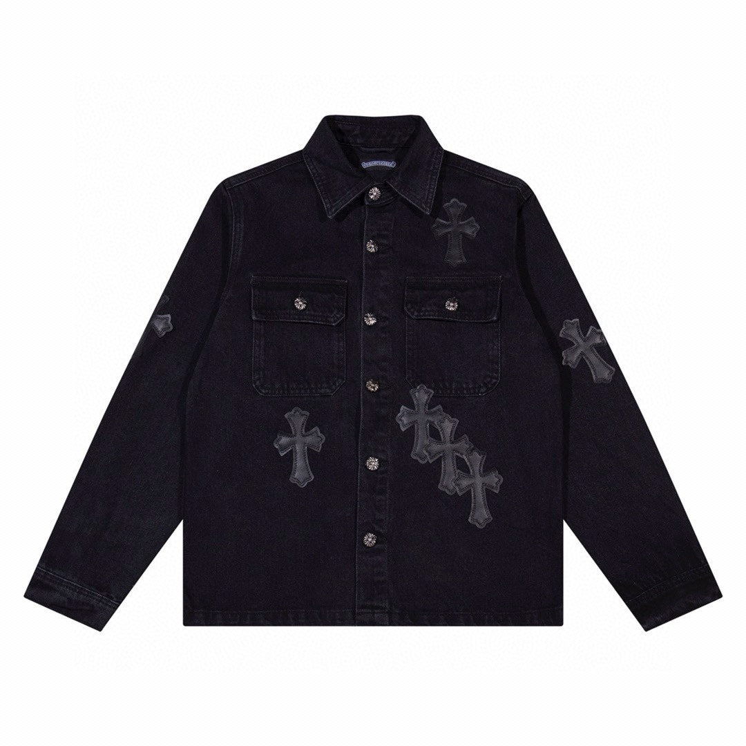 【Chrome Hearts】クロムハーツ柄ロゴジャケット WTCH007
