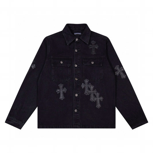 【Chrome Hearts】クロムハーツ柄ロゴジャケット WTCH007
