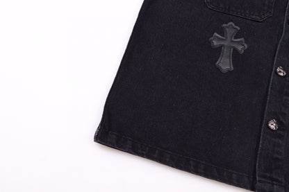 【Chrome Hearts】クロムハーツ柄ロゴジャケット WTCH007