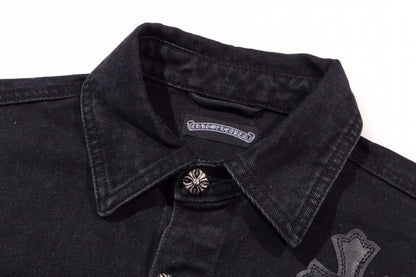 【Chrome Hearts】クロムハーツ柄ロゴジャケット WTCH007