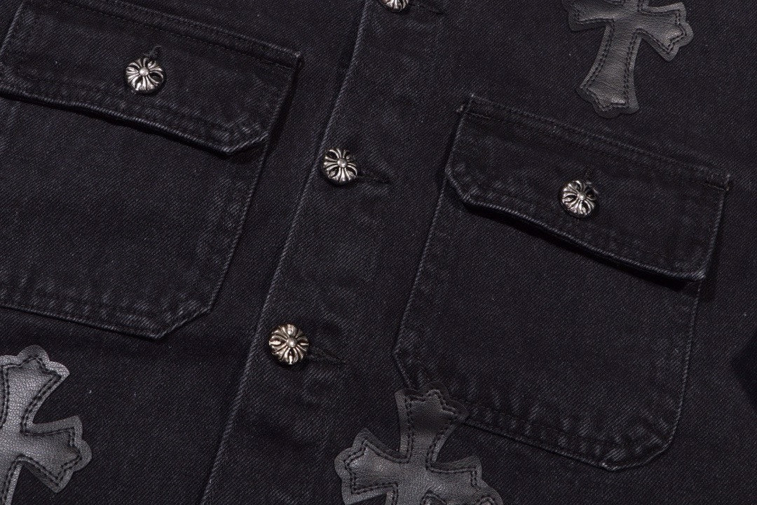 【Chrome Hearts】クロムハーツ柄ロゴジャケット WTCH007
