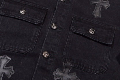 【Chrome Hearts】クロムハーツ柄ロゴジャケット WTCH007