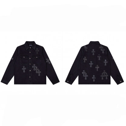 【Chrome Hearts】クロムハーツ柄ロゴジャケット WTCH007