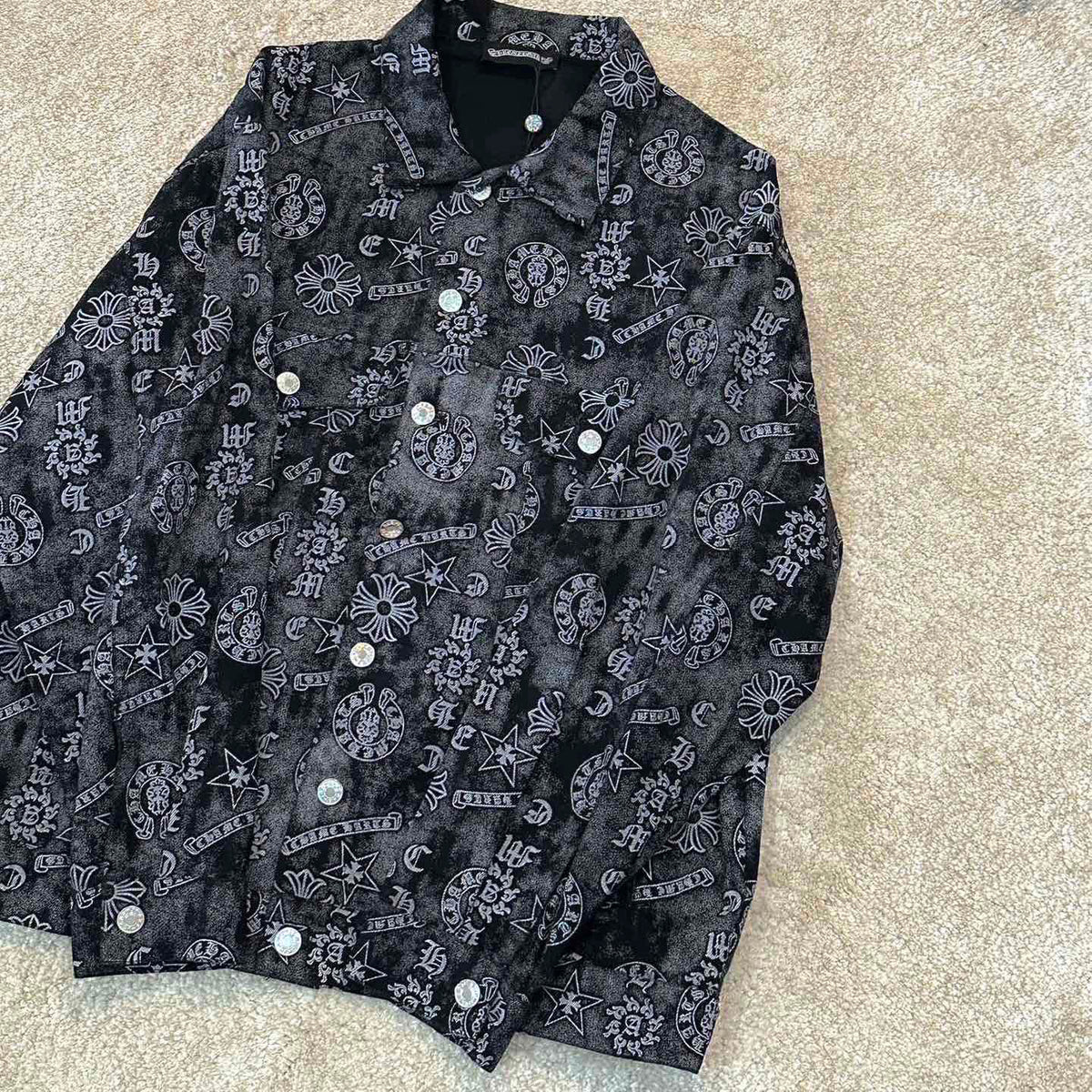 【Chrome Hearts】クロムハーツ柄ロゴジャケット WTCH014