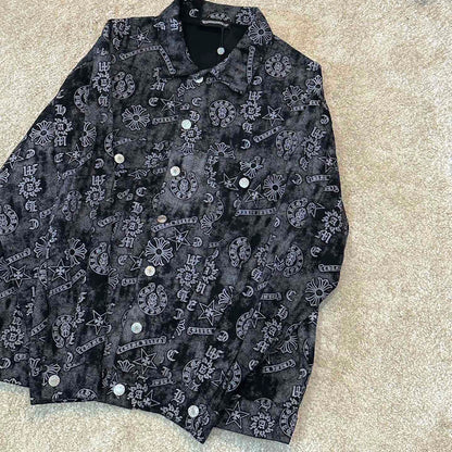 【Chrome Hearts】クロムハーツ柄ロゴジャケット WTCH014