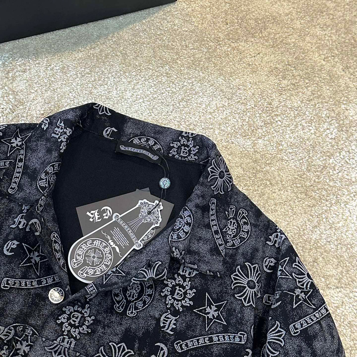 【Chrome Hearts】クロムハーツ柄ロゴジャケット WTCH014
