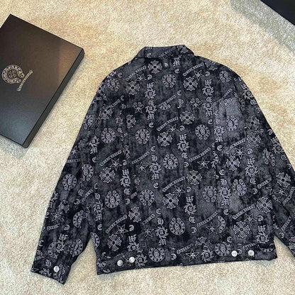 【Chrome Hearts】クロムハーツ柄ロゴジャケット WTCH014