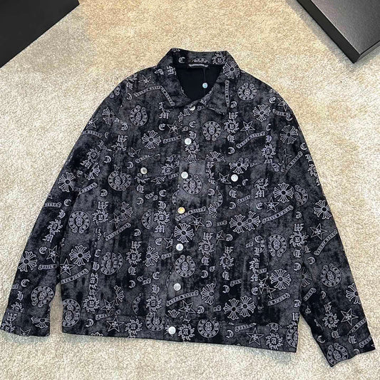【Chrome Hearts】クロムハーツ柄ロゴジャケット WTCH014