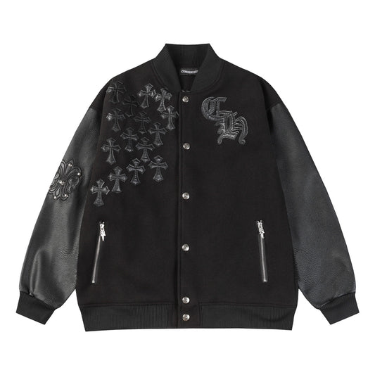 【Chrome Hearts】クロムハーツ柄ロゴジャケット WTCH003
