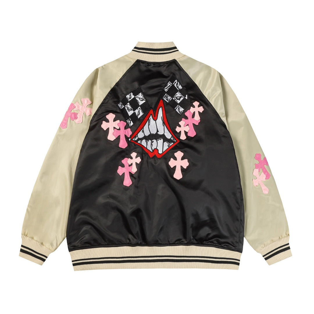 【Chrome Hearts】クロムハーツ柄ロゴジャケット WTCH002
