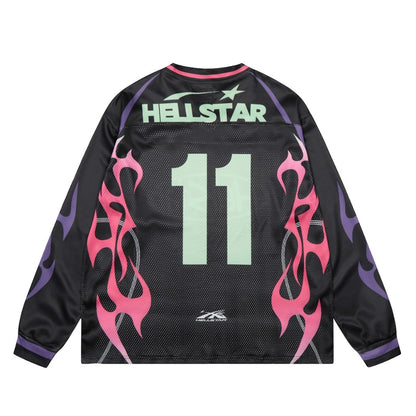 HELLSTAR ヘルスター 長袖スポーツジャージ ブラック