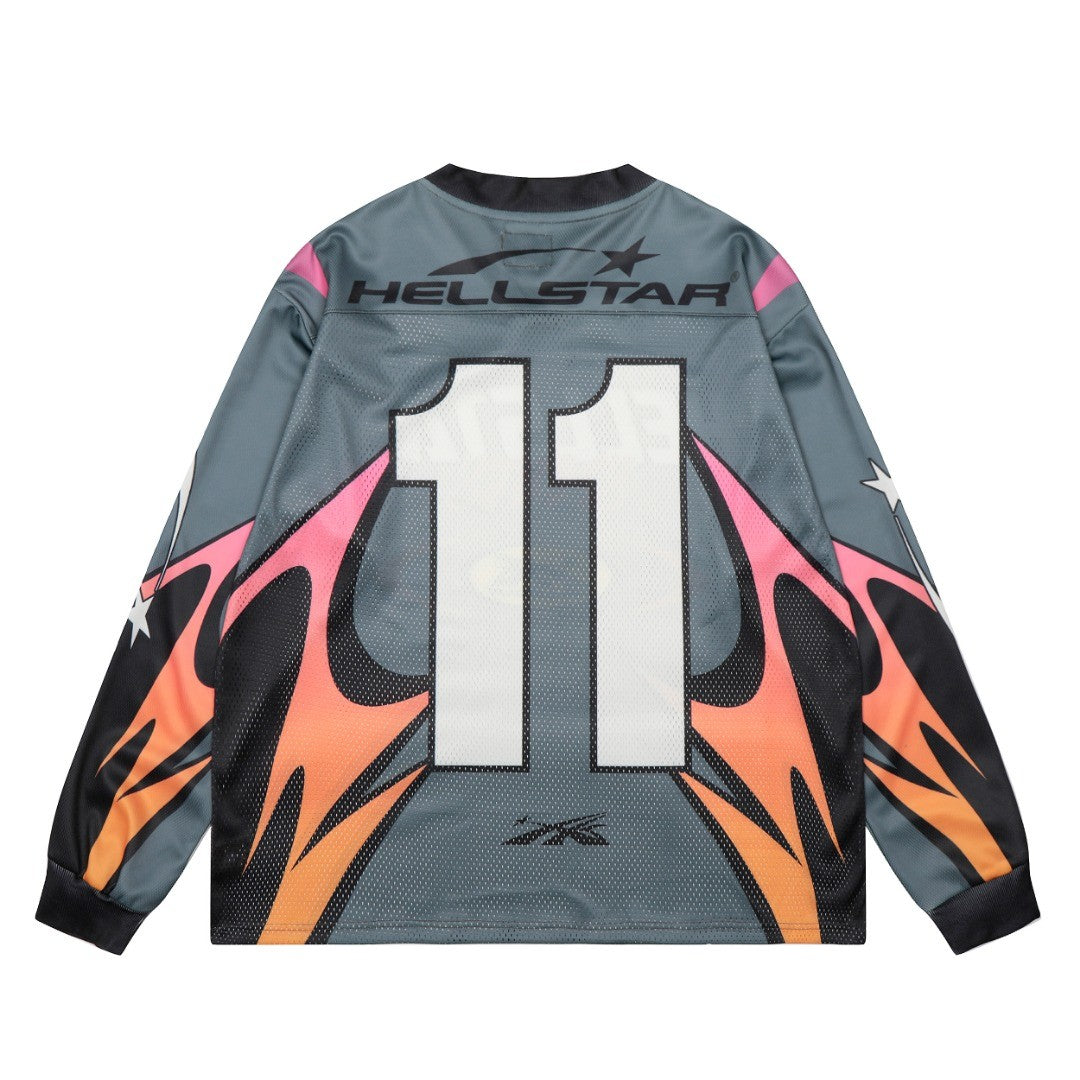 HELLSTAR ヘルスター レトロスポーツ ロングスリーブトップ