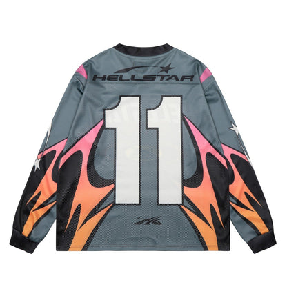 HELLSTAR ヘルスター レトロスポーツ ロングスリーブトップ