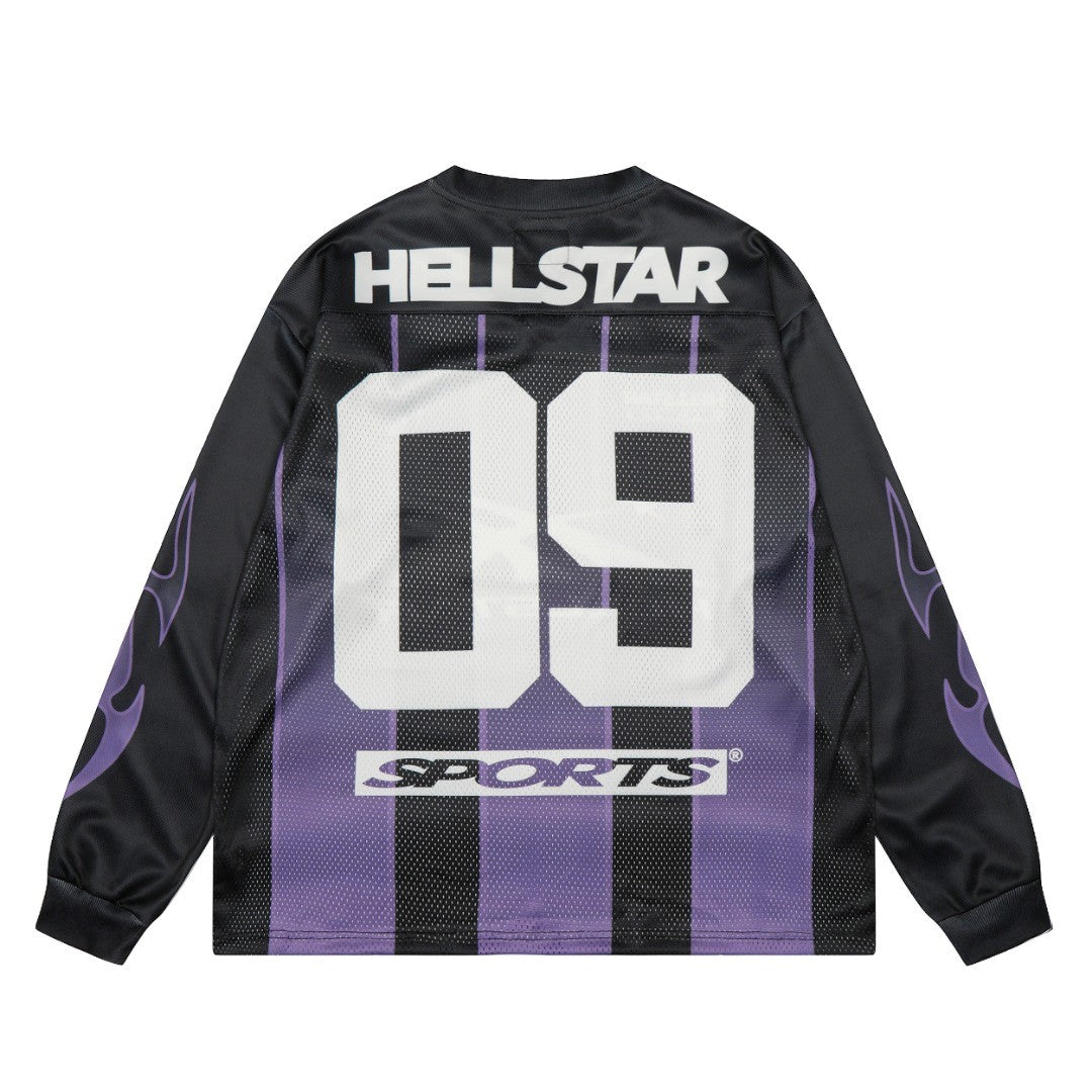 HELLSTAR ヘルスター 長袖スポーツジャージ ブラック