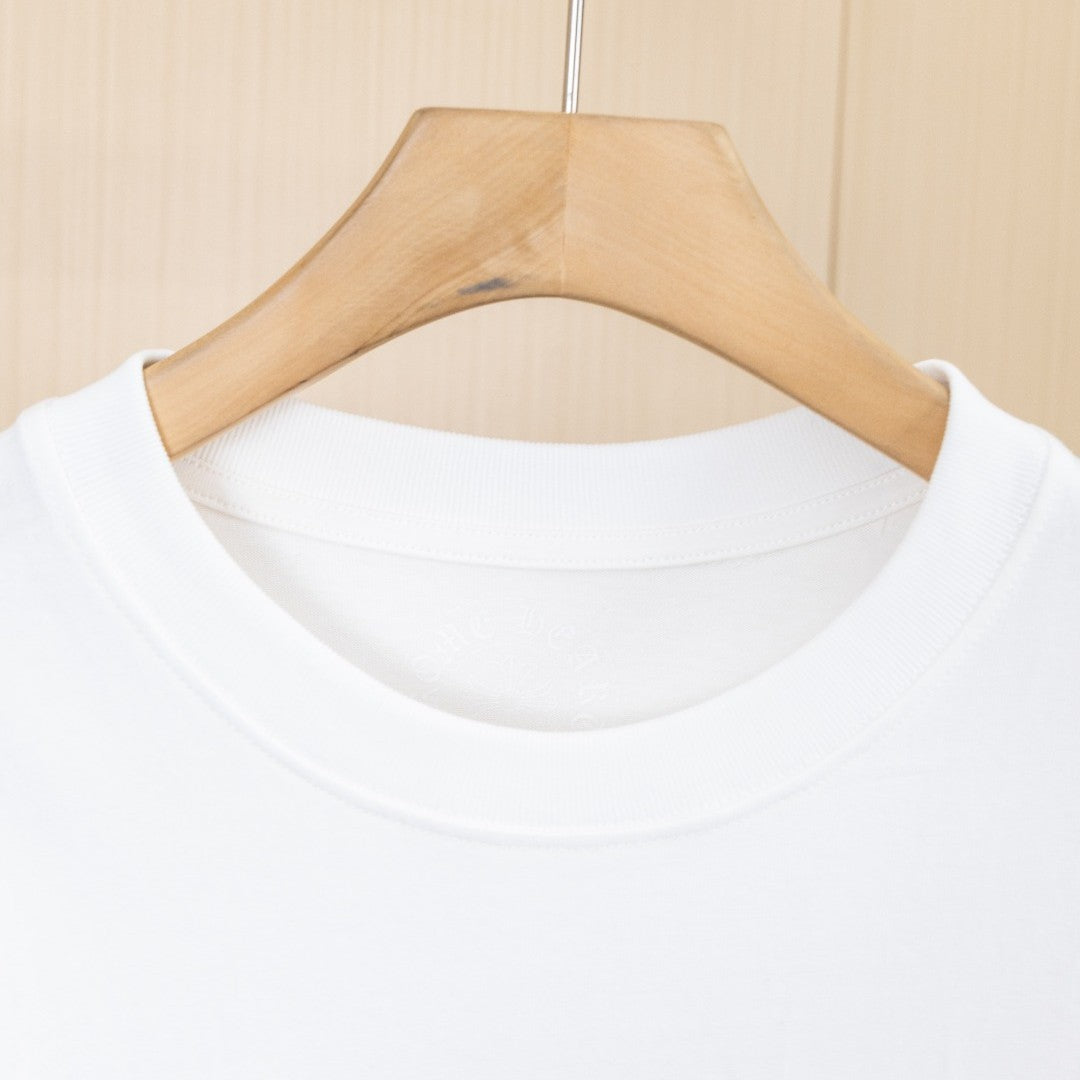 CHROME HEARTS クロムハーツ  手の込んだウォッシュ加工 立体プリント 長袖Tシャツ