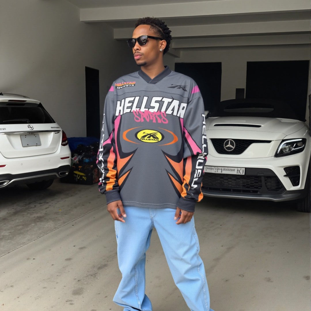 HELLSTAR ヘルスター レトロスポーツ ロングスリーブトップ