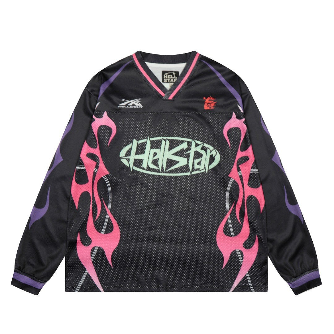 HELLSTAR ヘルスター 長袖スポーツジャージ ブラック