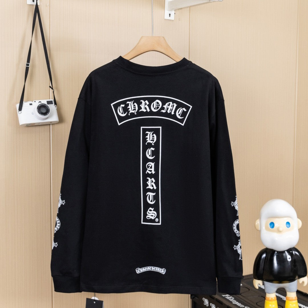 CHROME HEARTS クロムハーツ 長袖Tシャツ ブラック