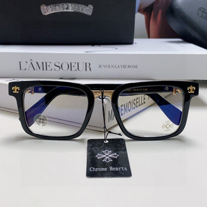 Chrome Hearts Contrast Cross Sunglasses