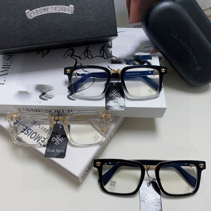 Chrome Hearts Contrast Cross Sunglasses